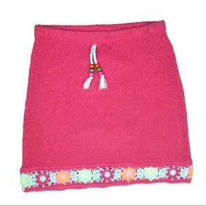 Deux Par Deux Crochet Granny Square Hem Skirt Size 6 Kids